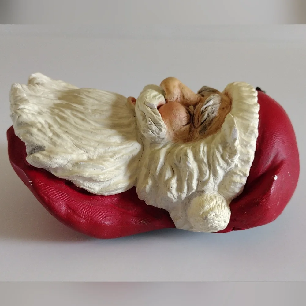Bossons England Santa Claus Chalkware Wall Hanging Collectible 1995